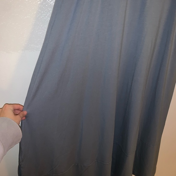 NWT CUYANA ASYMETRICAL OVERLAY DRESS Dusk Blue Size Medium - Picture 6 of 11